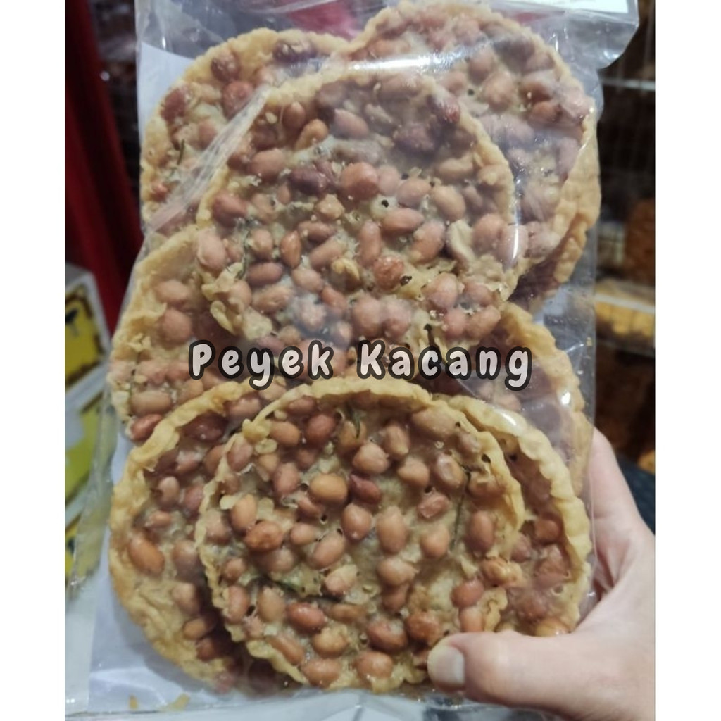 

SALE - PROMO peyek kacang bulat rempeyek kacang tanah 1kg peyek peyek kacang full