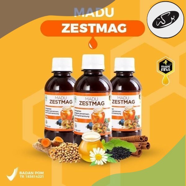 

HDN Madu Herbal untuk Asam Lambung Maag Gerd ZESTMAG 280 Gram