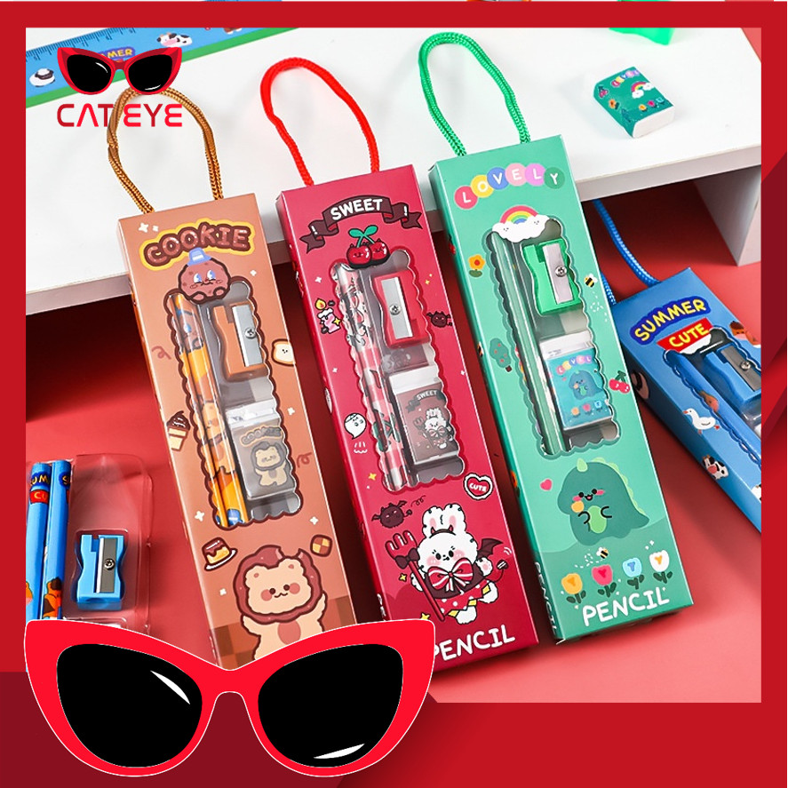 

PROMO - S5689 Stationery Set 5 in 1 / Set Alat Tulis Sekolah 5 in 1 Karakter Lucu / 5 Pcs Set Alat Tulis Pensil Motif Kartun Lucu