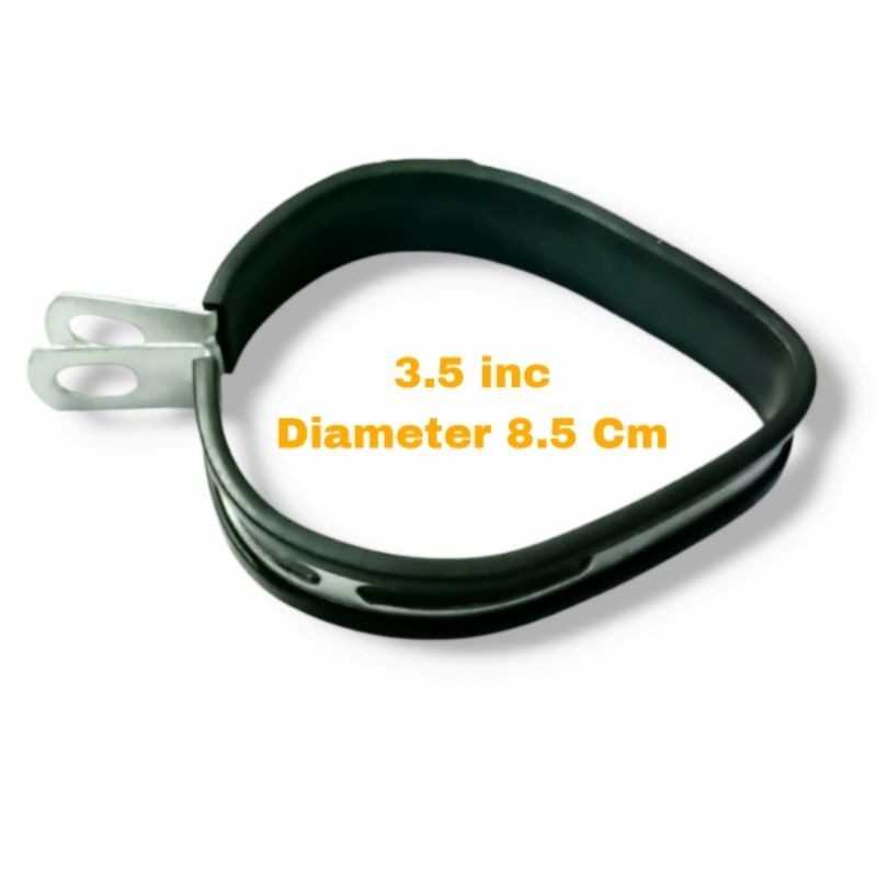 3,5" KLEM KLEMAN GANTUNGAN SILENCER KNALPOT MOTOR RACING OVAL