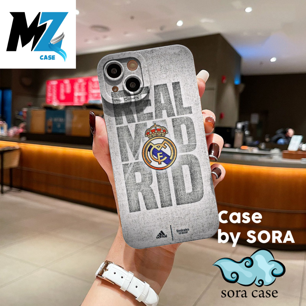 PREMIUM CASE SOFTCASE PROCAMERA REAL MADRID FOR OPPO VIVO SAMSUNG IPHONE XIAOMI REALME INFINIX ALL T
