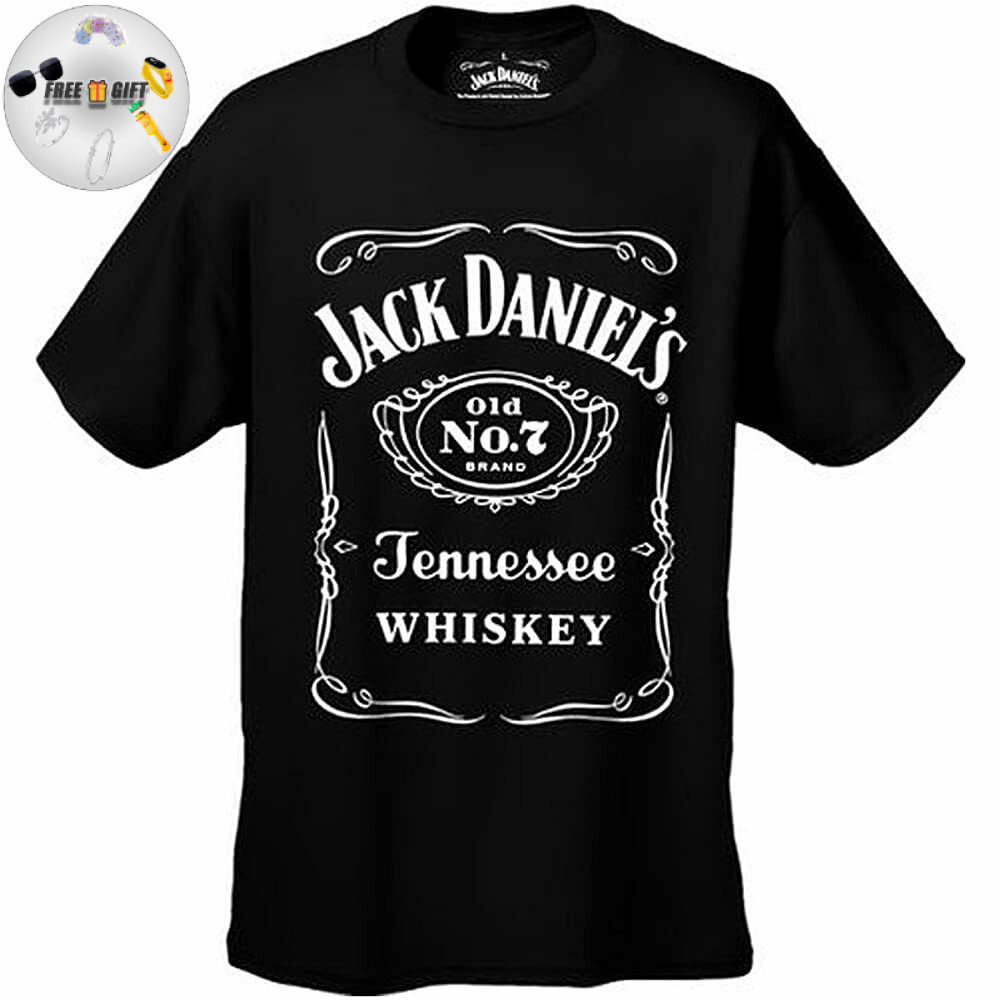 [ FREE GIFT ] Kaos Jack Daniels - Baju Parody Logo Brand Merk - T Shirt Nyaman - Unisex - 24s - Regu