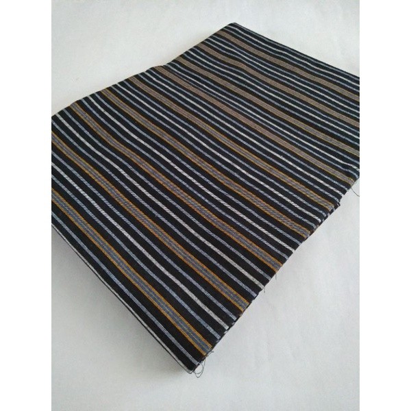 Baju Kain tenun lurik kain lurik bahan lurik kain batik tenun lurik rna hitam garis biru