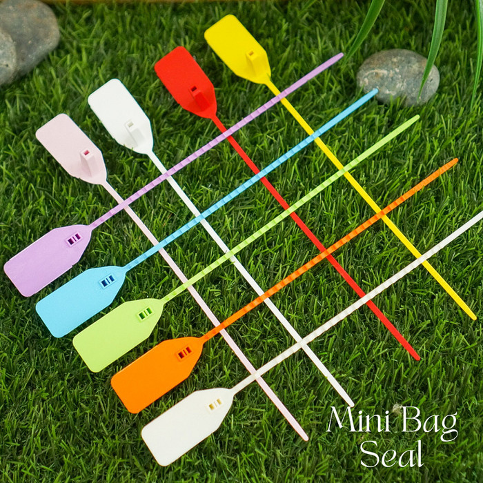 

[BIG SALE] Segel Plastik Mini Kabel Ties Bisa Cetak Logo Label Packaging Hangtag - 1000 pc