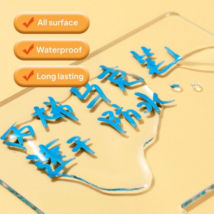 

Colorful Graffiti Acrylic Marker Box Set 48pcs - Spidol Warna Permanen