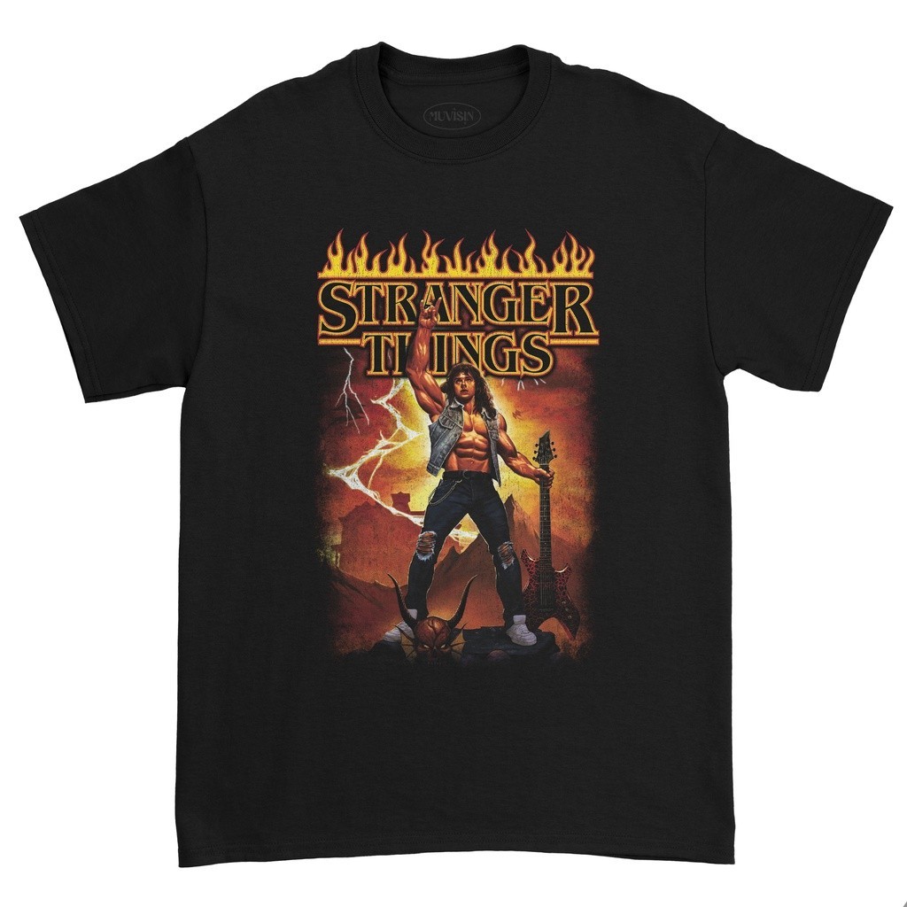 Kaos Stranger Things - Eddie Munson Movie T-shirt