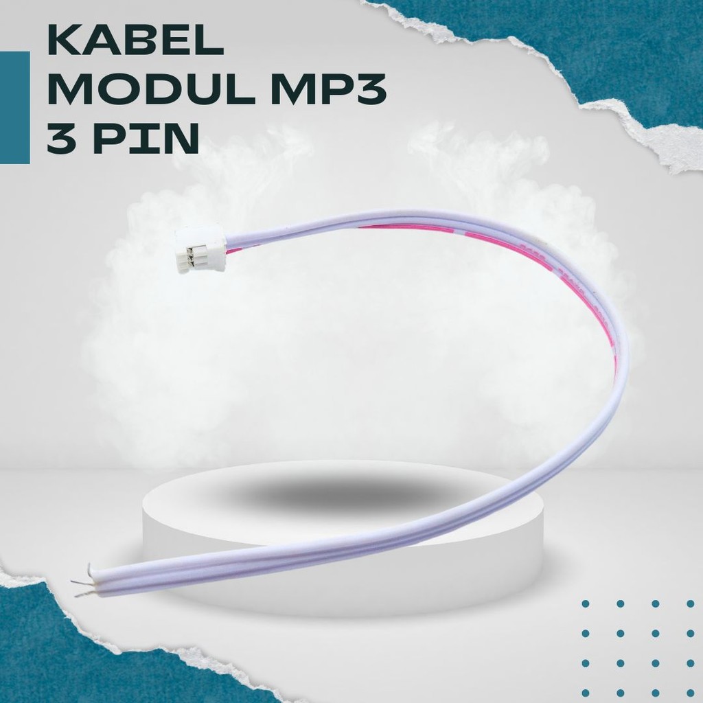 Kabel Audio 3 Pin 15cm - Input untuk Modul MP3, Speaker, & DIY Elektronik