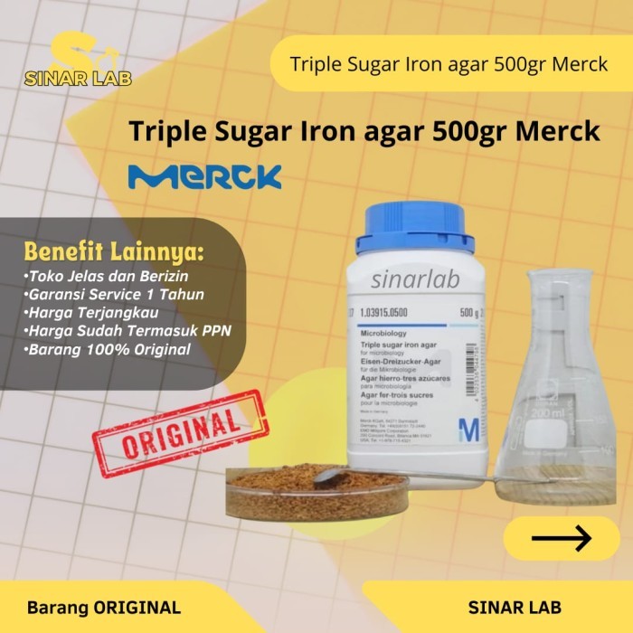 Triple Sugar Iron agar 500gr Merck