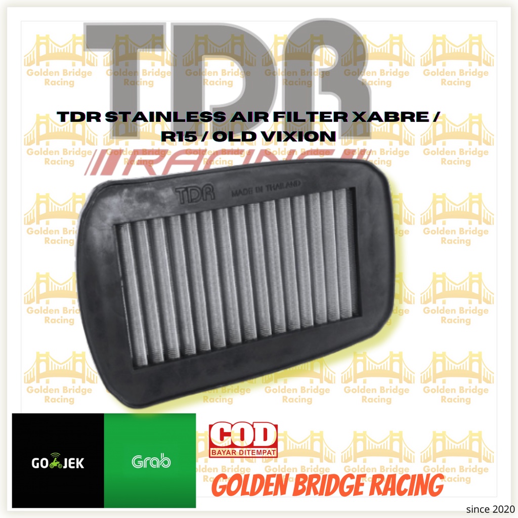 Filter udara TDR Stainless Air Filter Yamaha XABRE / R15 / OLD VIXION