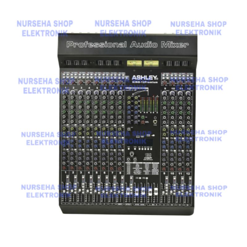 Mixer ASHLEY King 12 Premium original mixer audio Ashley 12 channel original king 12 premium