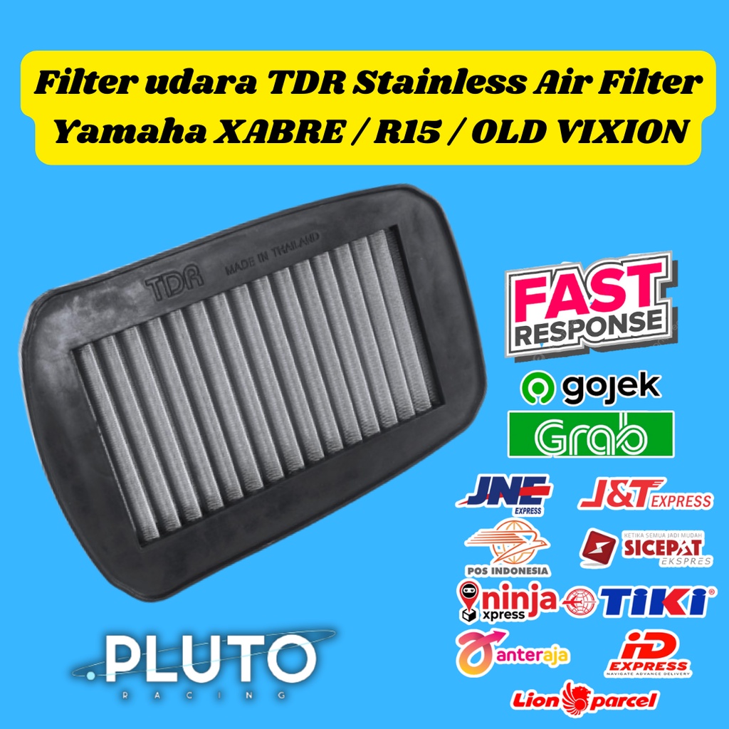 Filter udara TDR Stainless Air Filter Yamaha XABRE / R15 / OLD VIXION