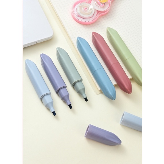 

Ay00! Baby StationaryStabilo Pastel Highlighter Set 4 Warna - Warna Terang & Eye Friendly