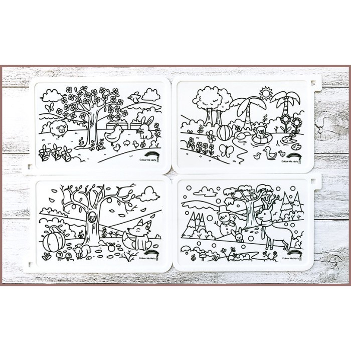 

Colour Me Mats - 8 Design Puzzle Mats - CelebrateSeason