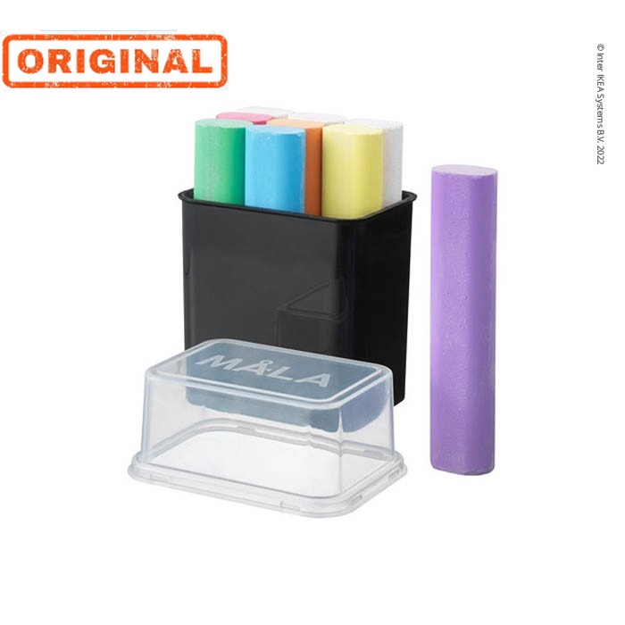 

MALA Kapur Tulis Aneka Warna Isi 9pcs