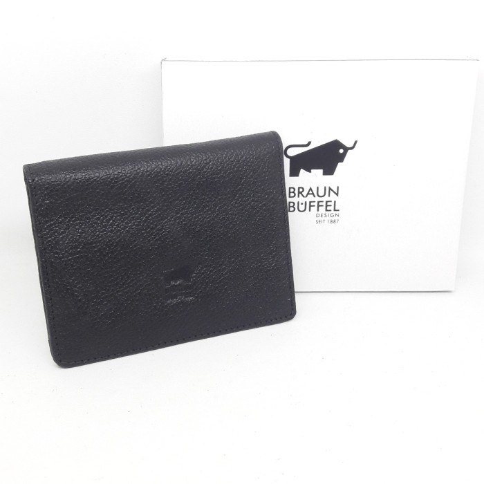 

[Promo]New Dompet Kartu /Card Holder Kulit Braun Buffel Import - Hitam