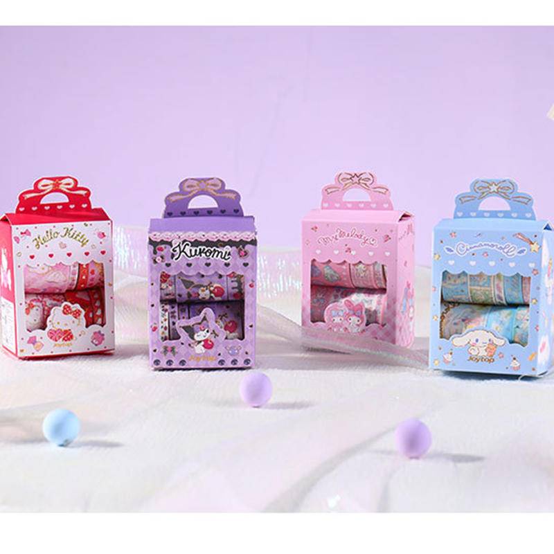 

WASHI TAPE SANRIO LICENSE JOYTOP / PITA WASHI SANRIO LUCU ISI 10 PCS