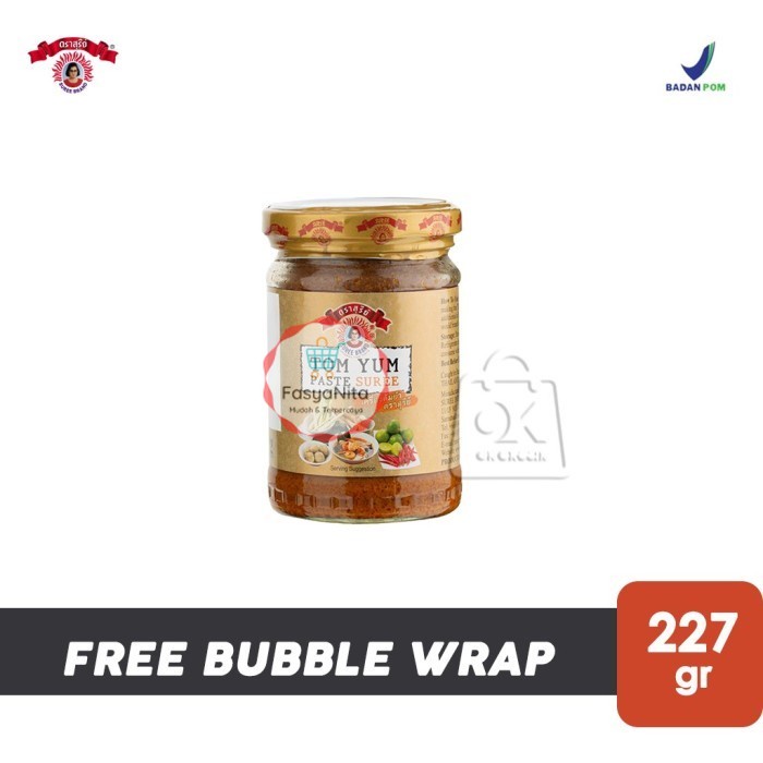 

Suree Tom Yum Paste / Bumbu Pasta Tom Yum ( Toples Kaca 227gr ) - FasyAnita Mart Denpasar