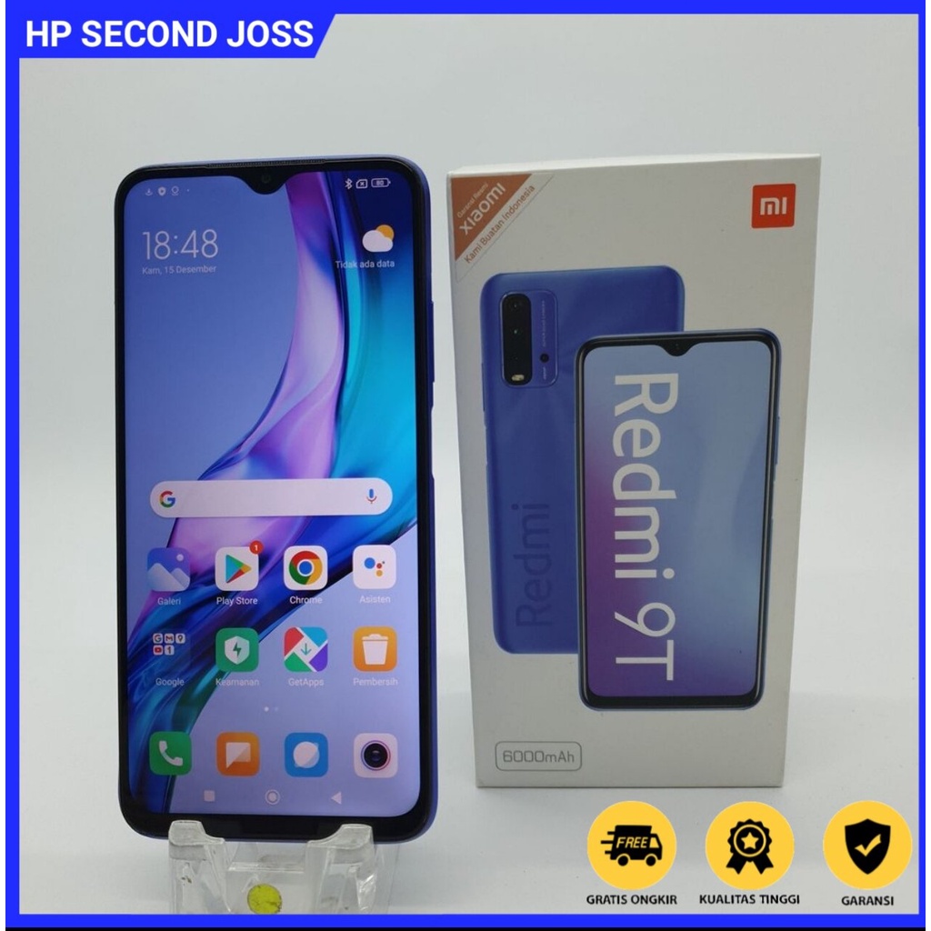 REDMI 9T 6/128 SECOND ORIGINAL MURAH RESMI BERGARANSI