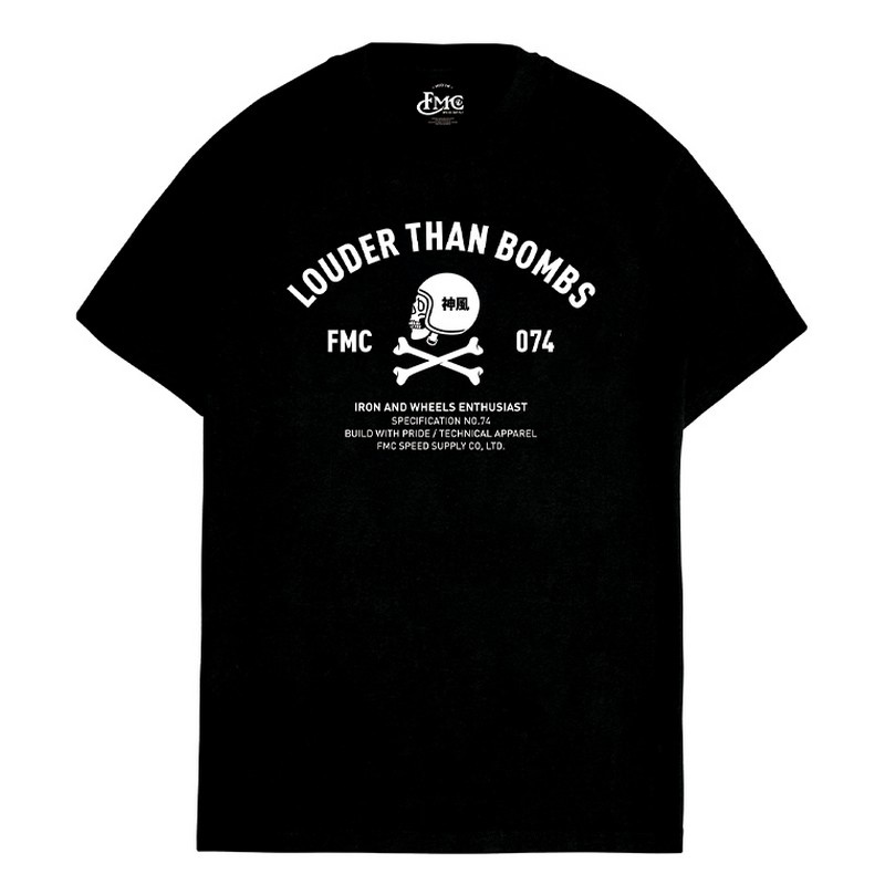 [ORI] 3Second Kaos Pria FMC Kaos Pria Katun Cotton Skull Bones Baju Atasan Casual Tee T-Shirt OL-200