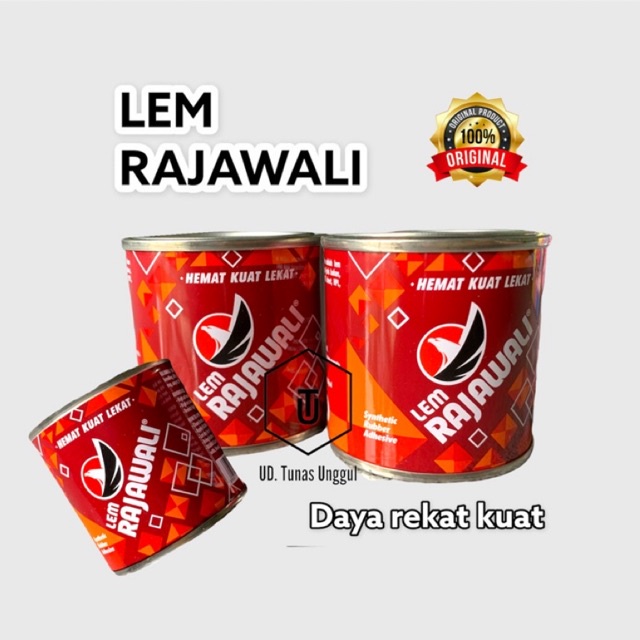 

(ISI 12) RAJAWALI LEM KUNING KALENG 70GR