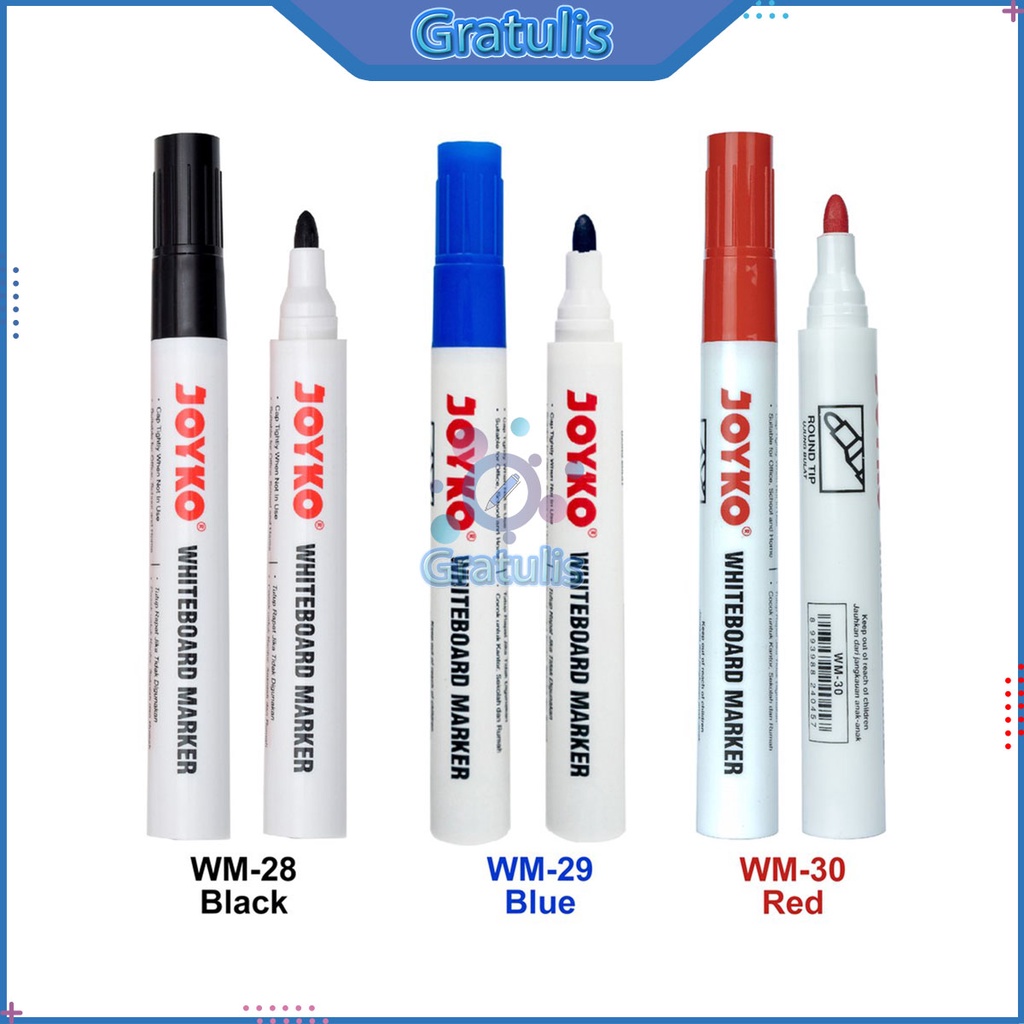 

SEPIDOL PAPAN TULIS WHITE BOARD JOYKO NON PERMANENT [WM-28/1 PCS] / SPIDOL NONPERMANEN MARKER JOYKO