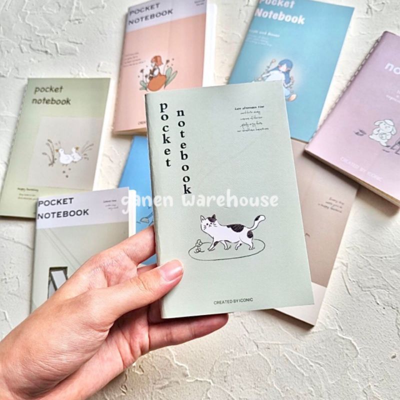 

[GW] Pocket Notebook Buku Mini Motif Kartun