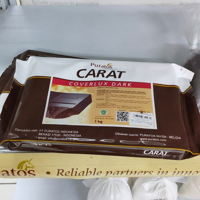 

Termurah [ Best Seller ] coklat coverlux dark 1kg puratos carat, coklat compound hitam ,MRJELLY
