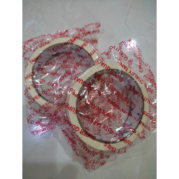 

Masking Tape / Lakban Kertas 24mm x 20 yard