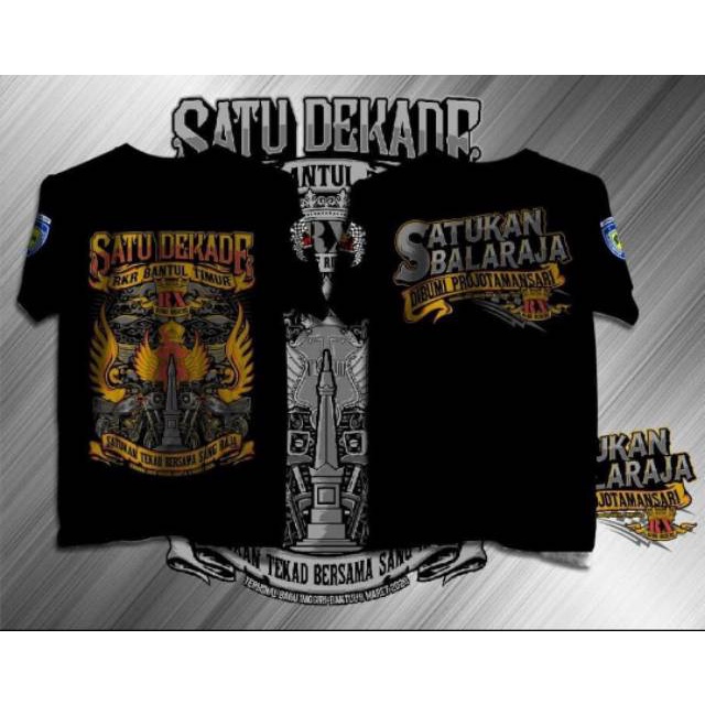 [Dyse]Hot/TERBARU Kaos RX King Baju Tshirt RX King Anniversary 1 Dekade RKR Yogyakarta