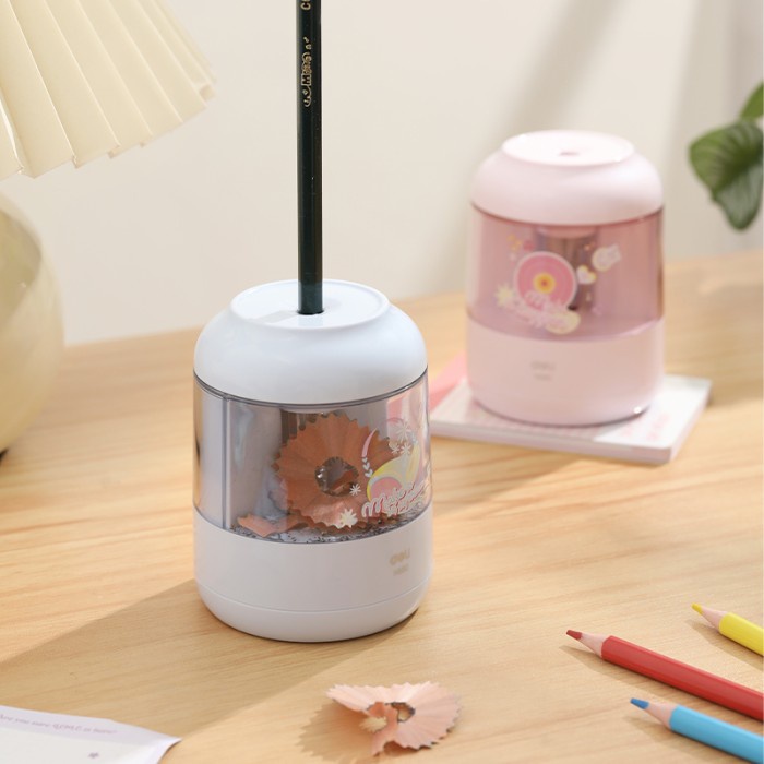 

DELI X AGNEZ MO Deli Electric Rotary Sharpener / Rautan Pensil CH560 - Biru