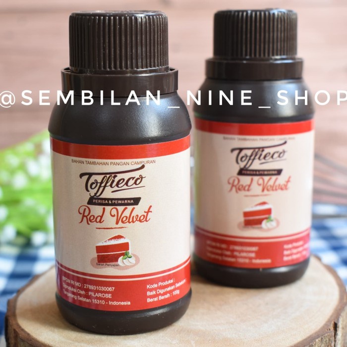 

JKL0182 Toffieco Pasta RED VELVET 100 Gram Perisa Pewarna Red Velvet