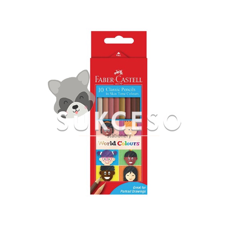 

Faber Castell Pensil Warna 10 Skin Tone Colours