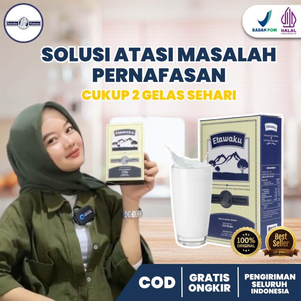 

SUSU ETAWAKU - Solusi Atasi Masalah Pernafasan & Persendian Sesak Nafas Nyeri Sendi Pegal Linu Asam Urat Rematik Kolesterol Asma Paru Paru Basah Kebas Kesemutan dengan bahan herbal original dijamin asli official