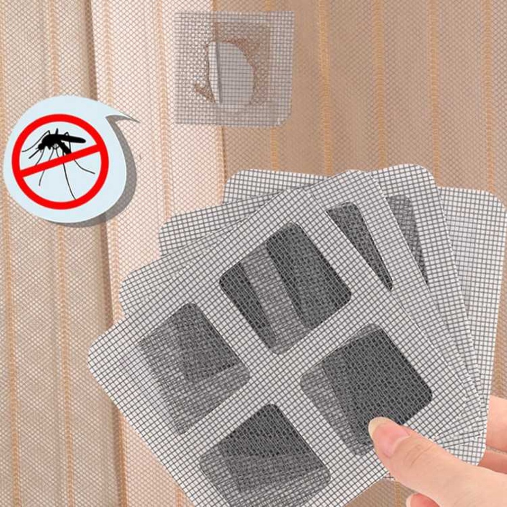 Penambal Kelambu Nyamuk Kasa Adhesive Repair Patch 6 PCS - TKM-10CM