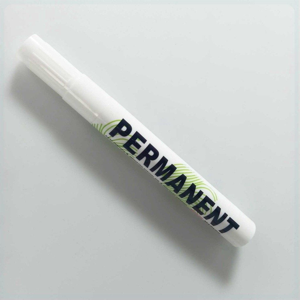 

WHITE MARKER Spidol Ban Permanen Oil Based Marker Waterproof 2mm - SNE-828