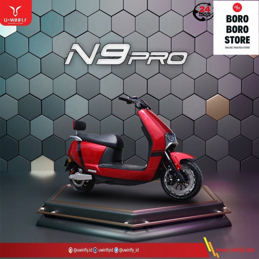 MOTOR LISTRIK N9 NEW N9 PRO N9+ UWINFLY INDONESIA