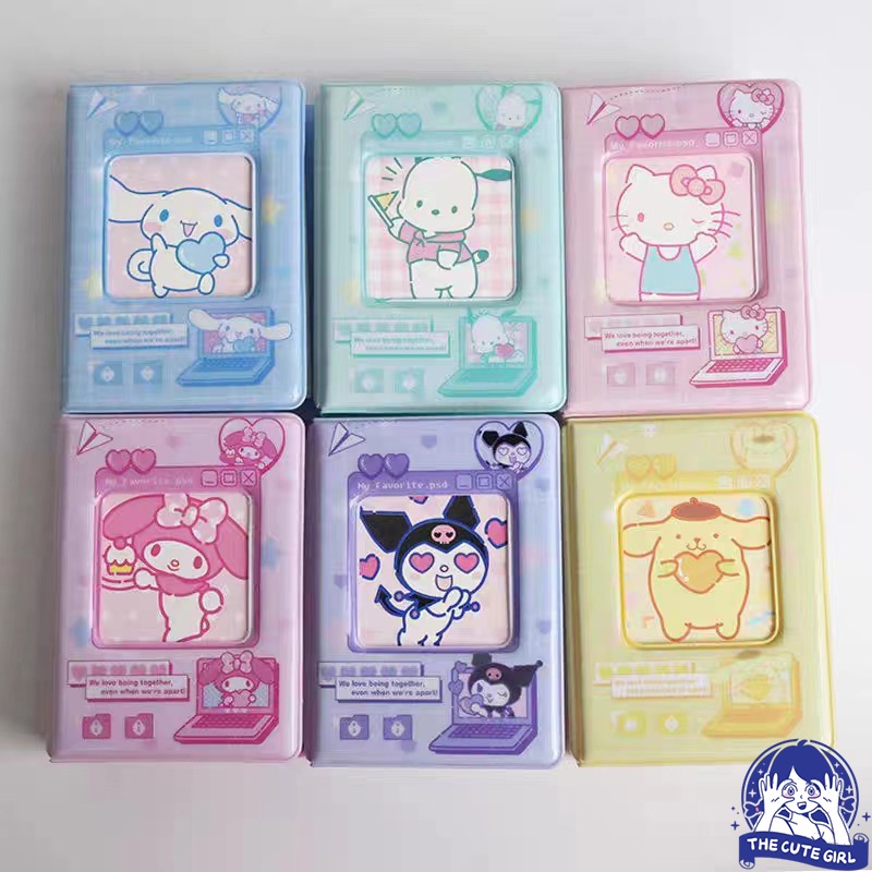 ND3 Album kartu Sanrio/album foto pengejaran bintang/buku penyimpanan Polaroid kartu kecil berukuran