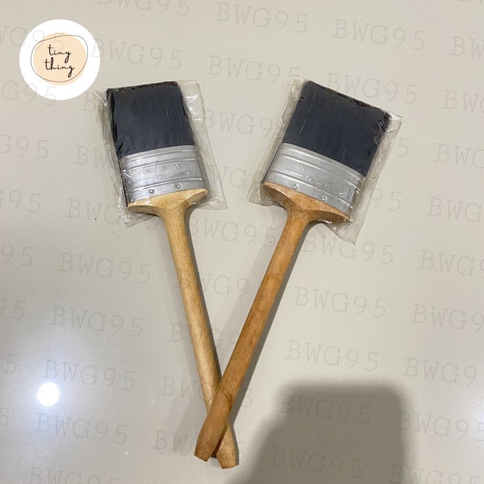 Kuas Cat 2.5 inch 3 inch Gagang Kayu Kuat Murah 2.5" 3" 2,5" 2,5inch 3inch 2,5inci 2.5inci 3inci 2,5