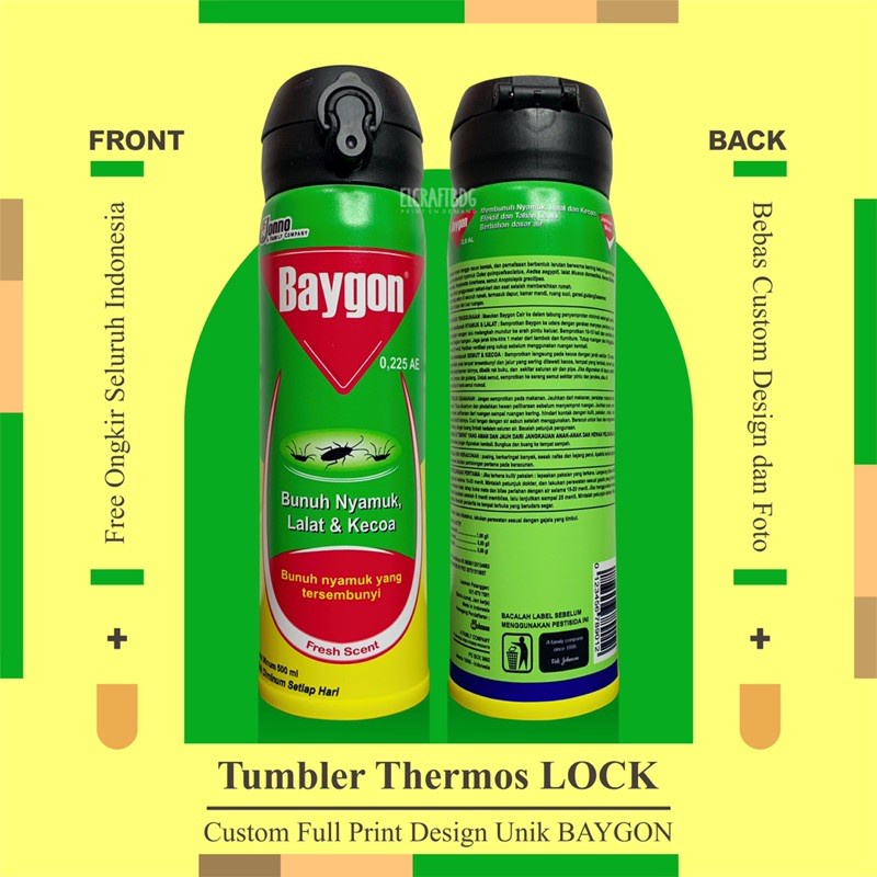 TUMBLER THERMOS CUSTOM BAYGON