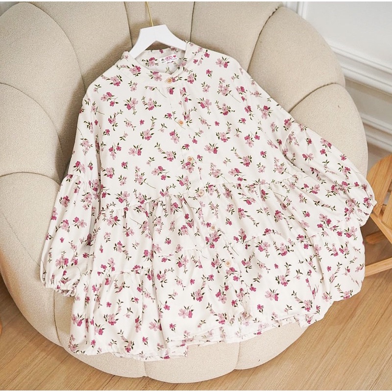Tq88indonesia Baju Atasan Wanita JJumbo / MIRSANY OVERSIZE JUMBO Floral / Blus Motif Bunga / Busana 