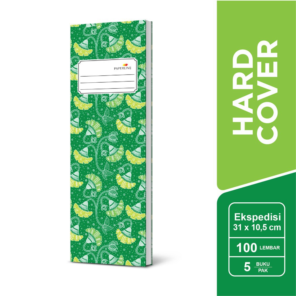 

[BMS Bekasi] Paperline Hard Cover Book 310 x 105mm Expedisi PPL HC 100 E