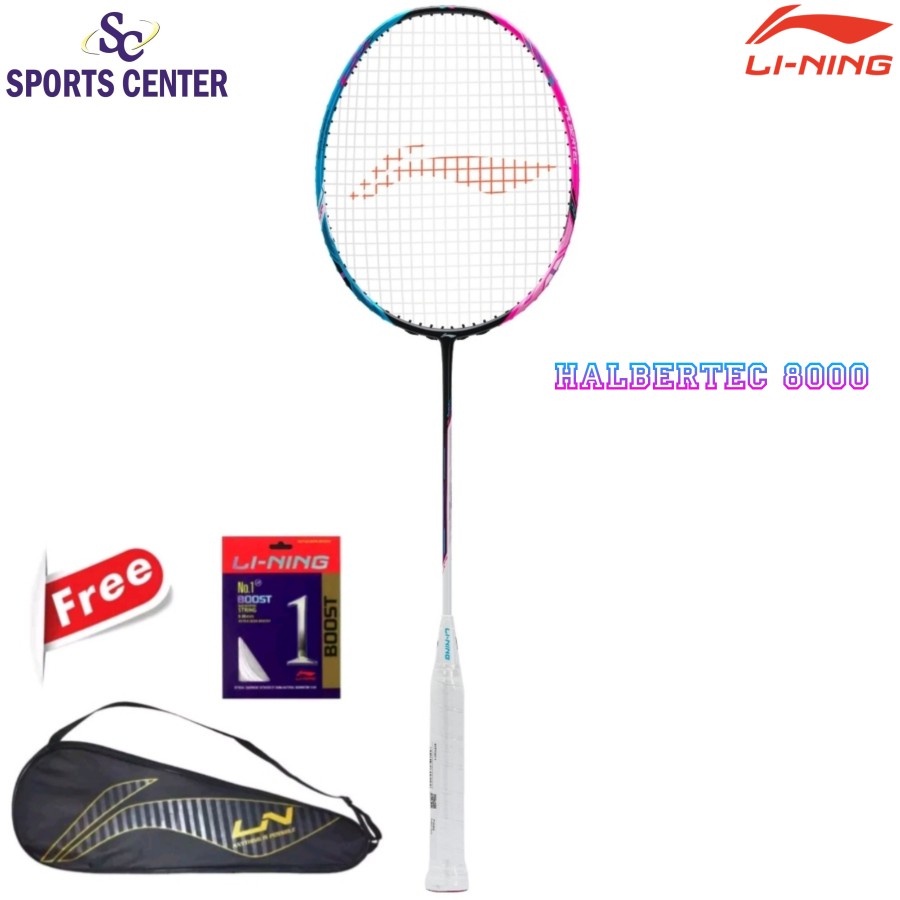 New Raket Badminton Lining Halbertec 8000