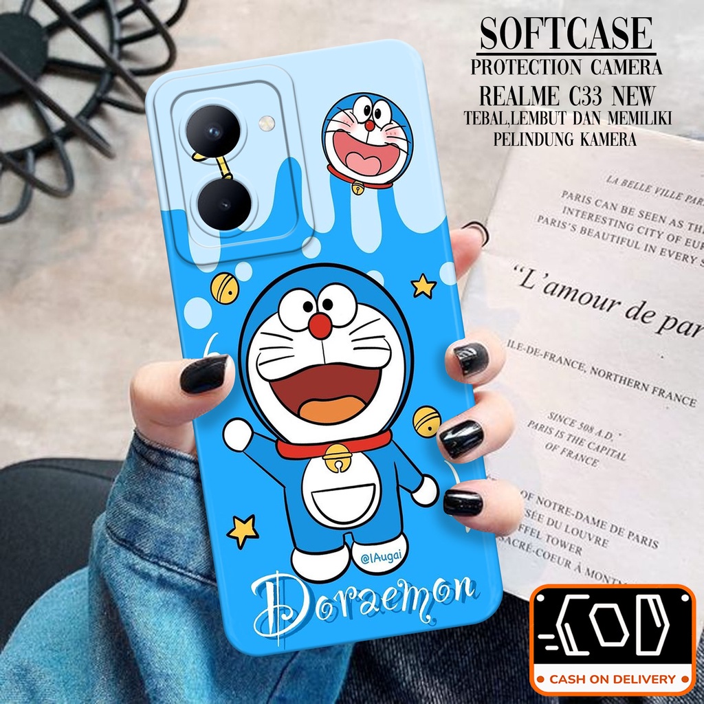 Softcase Silikon Hp Realme C33 Terbaru - Trans Case Casing Hp Realme C33 Terbaru