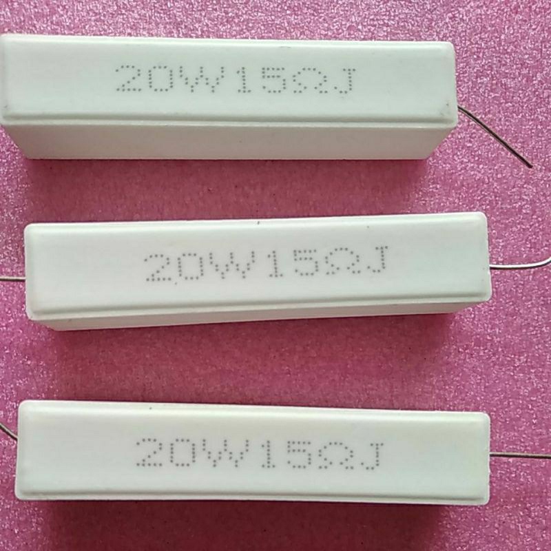 Resistor 15ohm 20watt / R kapur 15 ohm 20 watt / 15R 20W