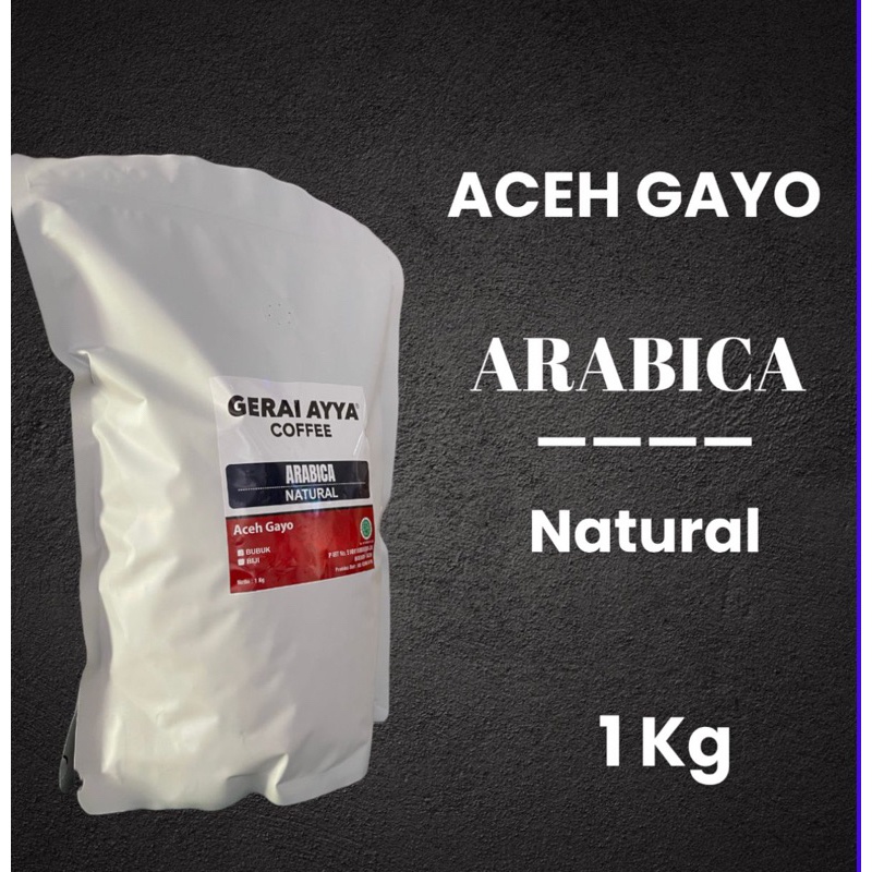 

kOPI ARABIKA NATURAL 1 kg ACEH GAYO