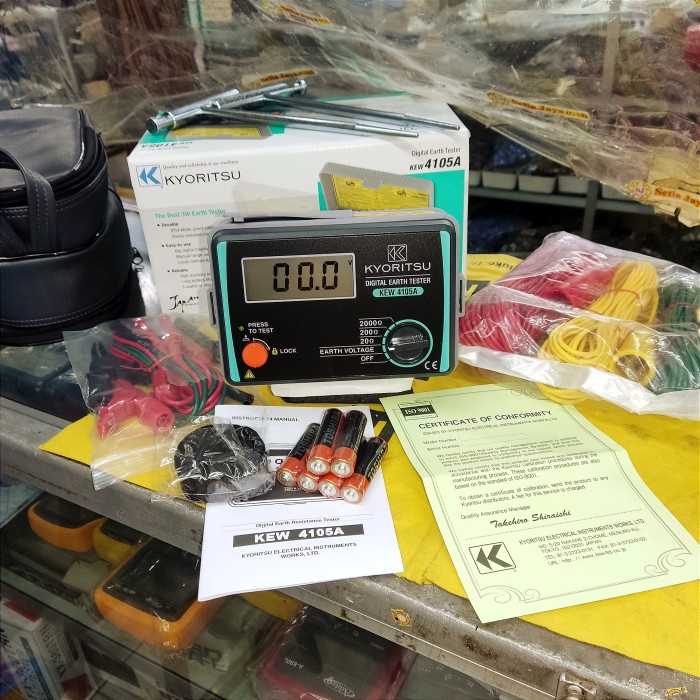 Digital Earth Tester Kyoritsu 4105A