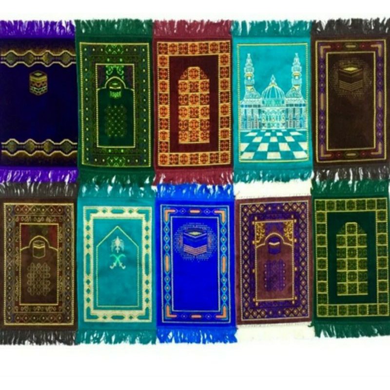Sajadah Muka Turki/Sajadah Turki Ukuran 35x60/Sajadah Muka Alydrus/Sajadah Anak/Sajadah Kecil Turkye