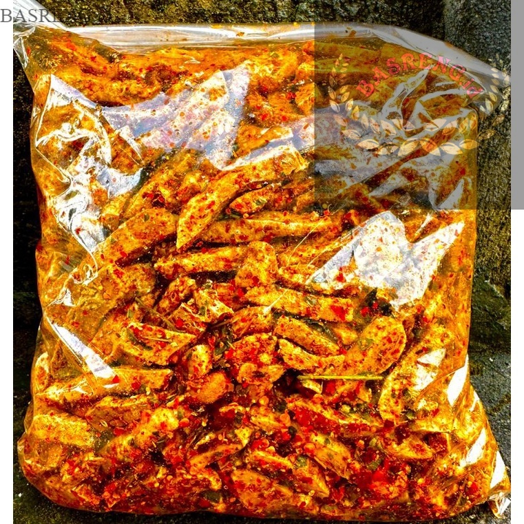 

( BASRENG.id ) Basreng 1kg basreng pedas jeruk basreng sultan Bumbu melimpah