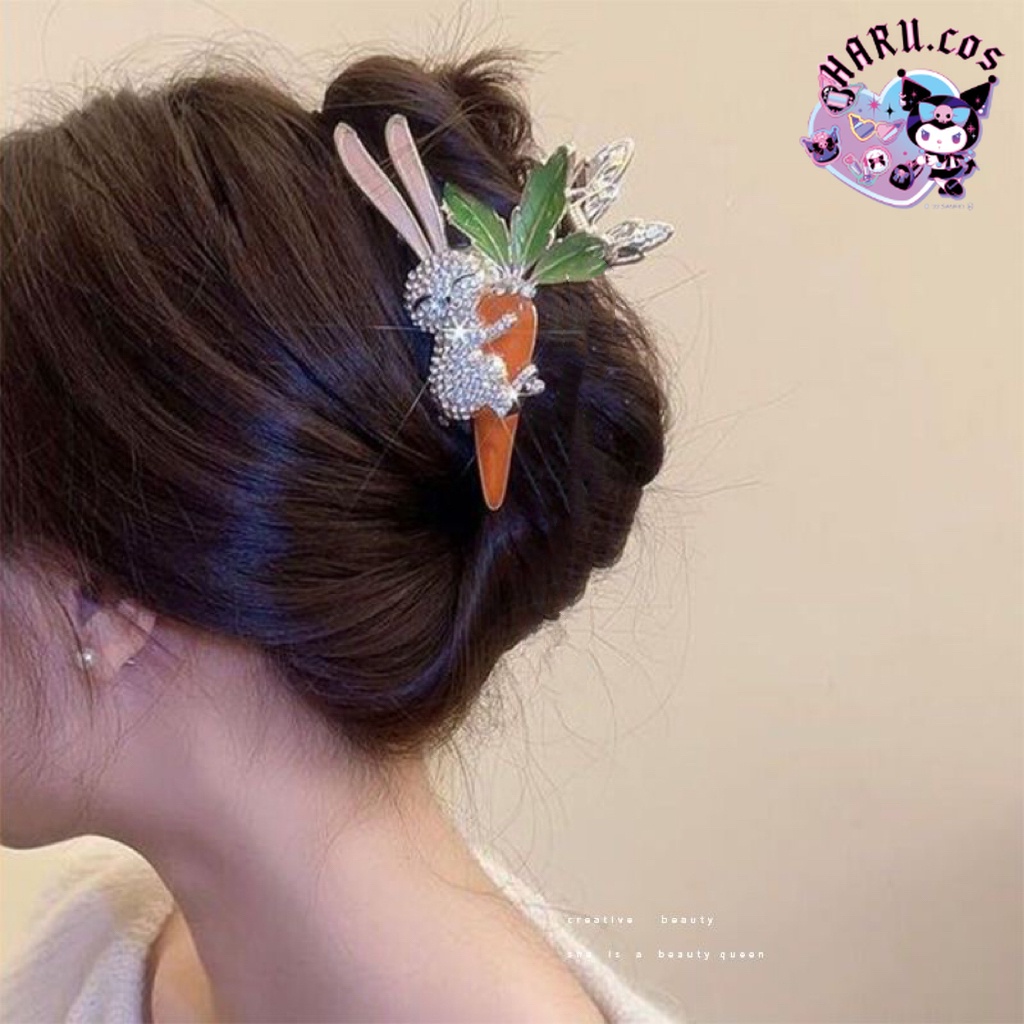 Jepit Rambut Wanita Korea Fashion TB-25 / Jepit Rambut Import Motif Kelinci Lucu Elegan