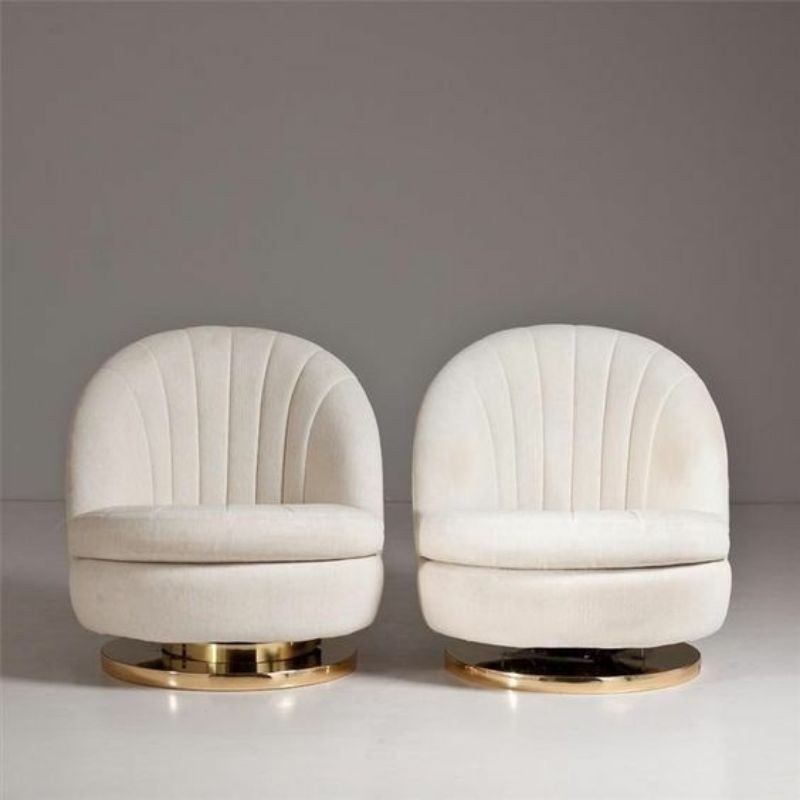 Sofa Putar Single Seashell Chairs sofa, minimalis sofa Kursi Seashell Modern